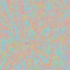 Abstract seamless patterns with organic lines as a background shape texture and a palette of pale colors, generative ai