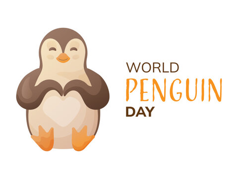 world penguin day banner