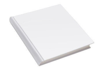 Blank hard cover square book cut out
