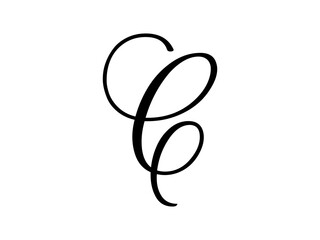 Letter C Logo Icon Vector Design. Creative simple elegant logo design Vector illustration