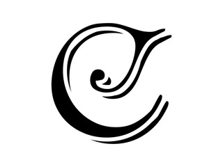 Letter C Logo Icon Vector Design. Creative simple elegant logo design Vector illustration
