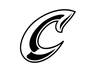 Letter C Logo Icon Vector Design. Creative simple elegant logo design Vector illustration