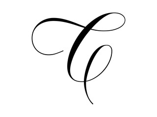 Letter C Logo Icon Vector Design. Creative simple elegant logo design Vector illustration