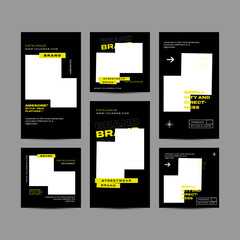 Urban and dope fashion sale social media post templates