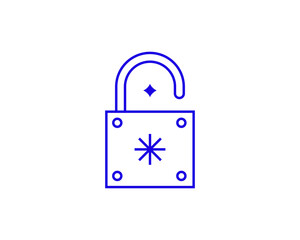 Isolated Concept of lock vector illustration in a flat style for website, mobile app, banner, ui ux design, web design, business, marketing, landing page, infographics, mockup, web development