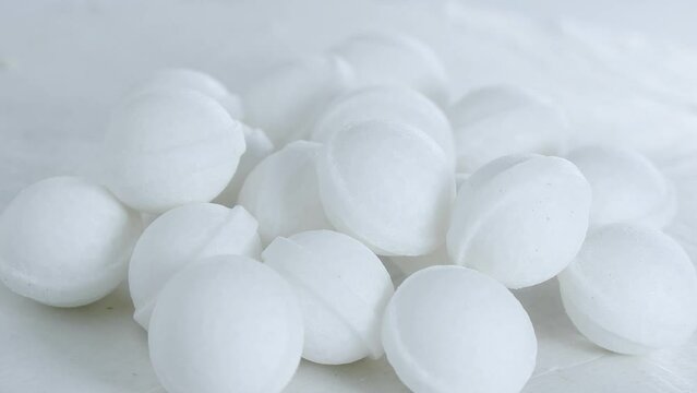 White Mothballs, Naphthalene balls or Phenyl Tablet for Germs Cleaning.