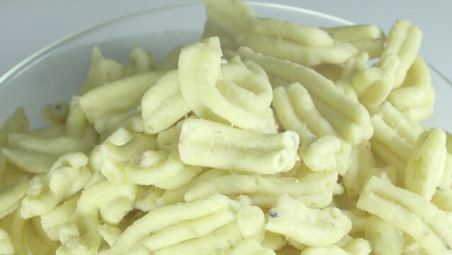 Nimco, Closeup Shot of Nimko Snacks, Indian or Pakistani Traditional Refreshment for Tea Time or Evening Brunch.