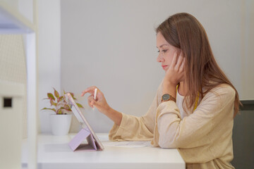 Women working together Small business, SME, tailoring designs for customers. Both of them acted as great designers.