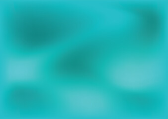 Abstract teal background. Blurred turquoise water backdrop. Vector illustration for your graphic design.