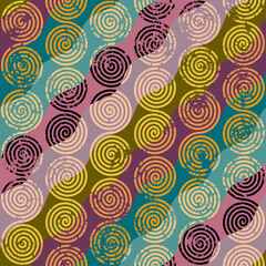 Vector ethnic tribal pattern. Seamless art image.