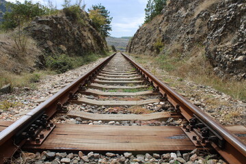railway in the countryside