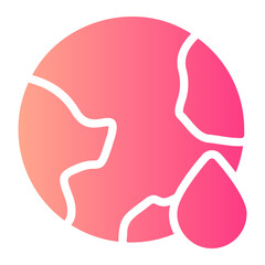 global distribution gradient icon