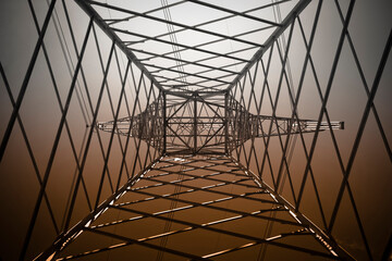 Inside of a power pylon - concept image