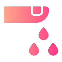 blood droplet gradient icon