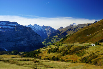 Schweizer Alpen Swiss Alps Bergbahn