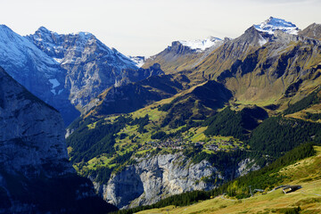 Schweizer Alpen Swiss Alps Bergbahn