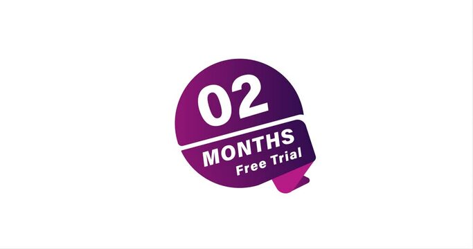 2 months Trial animation, Try It Out for Free. 2 month Trial Offer!
