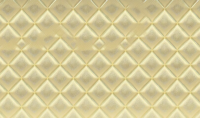  a gold background with a diamond pattern in the middle of it.  generative ai