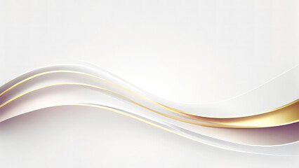 Abstract white wavy lines background.
