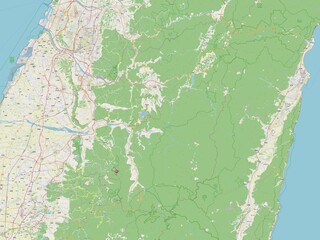 Nantou, Taiwan. OSM. No legend