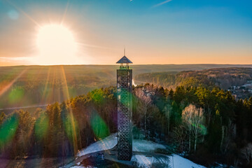 attraction, birstonas, climb the steps, colours, construction, countryside, destination, europe, european, evening, famous, health, high, hike, interesting, landmark, landscape, lithuania, lithuania c