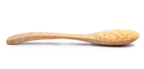 brown sugar isolated on white background