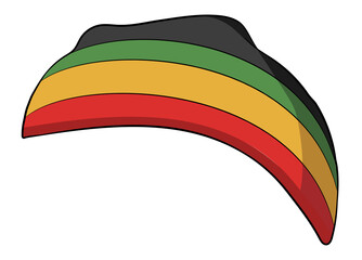 Rasta Beanie Jamaica Style Reggae Hat