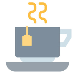 tea flat icon style