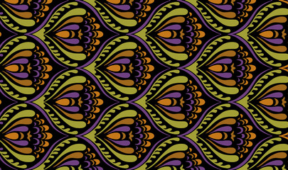 Digital And Textile Design Pattern