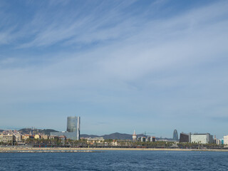 Fototapeta premium Sommerzeit in Barcelona
