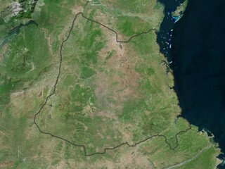 Lindi, Tanzania. High-res satellite. No legend