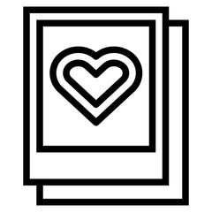 Picture line icon style