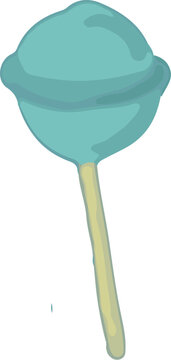 Chupetin vectorizado azul 