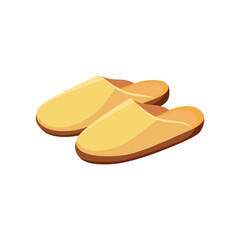 Vector illustration of home slippers.