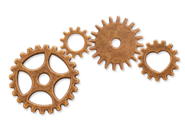 gearwheels work together in teamwork