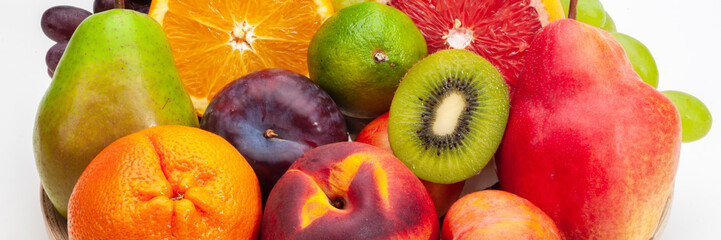 fresh and healthy mixed fruits