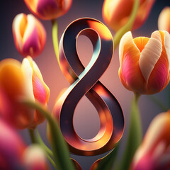 Celebrating International Women's Day with 3D Number 8