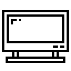 television line icon style