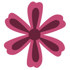 Purple flower plant botanical decoration