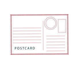 Vector illustration of love letter.