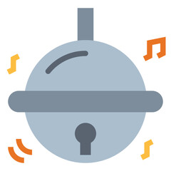 bell flat icon style