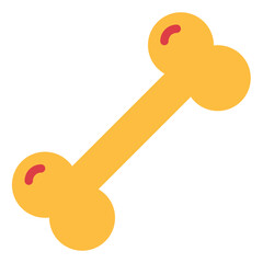 bone flat icon style
