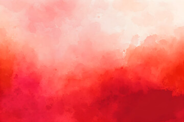 Fototapeta premium Red watercolor abstract background. Generative AI. 
