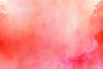 Obraz premium Abstract red watercolor background. Generative AI. 