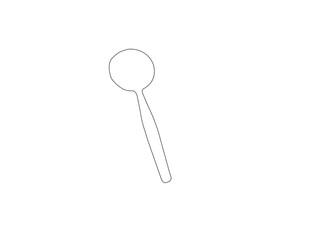 silver spoon isolated on white background.Steel spoon isolated on white background.Cutlery icon. Fork, knife, spoon icon. Simple icon vector design.Spoon with sugar salt icon.