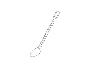 Teaspoon side view powder for tea or coffee.Shiny metal spoon isolated on a white background. Characters of spoon and fork smiling. Spoon with content symbol.Tea spoon with sugar ingredient side view.