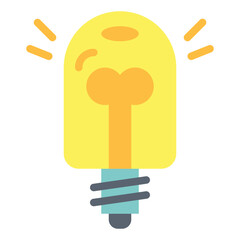 idea flat icon style