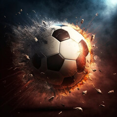 Fototapeta premium Football ball