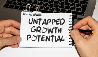 Unlock Your Potential, business motivational inspirational quotes, words typography concept.