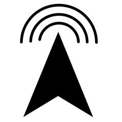 Cursor hand clicking finger arrow computer